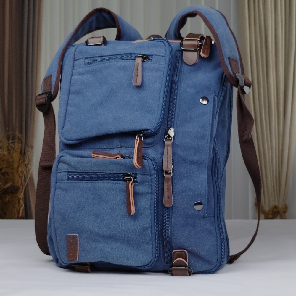 Baosha Convertible Canvas Briefcase/ Backpack.